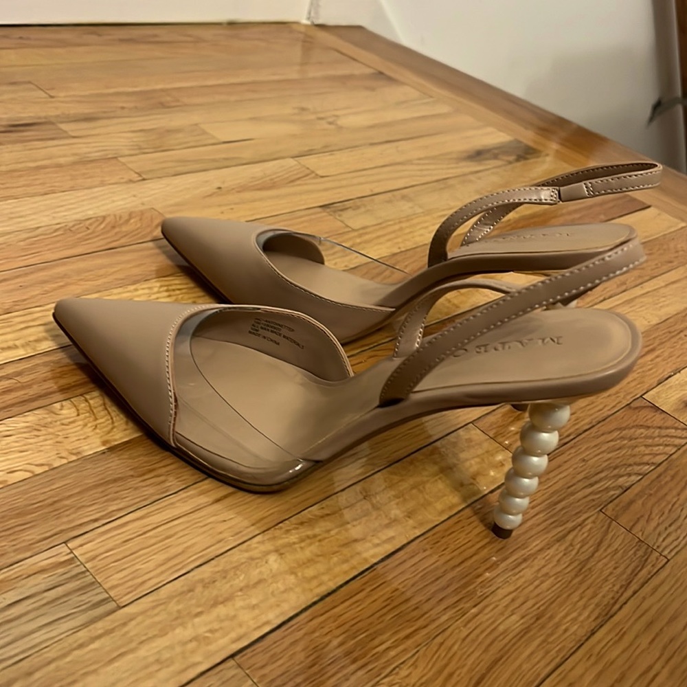 Mateo x INC Nude Heels w/ Pearl
